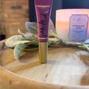 Too Faced Melted Lipstick - Purple and Gold